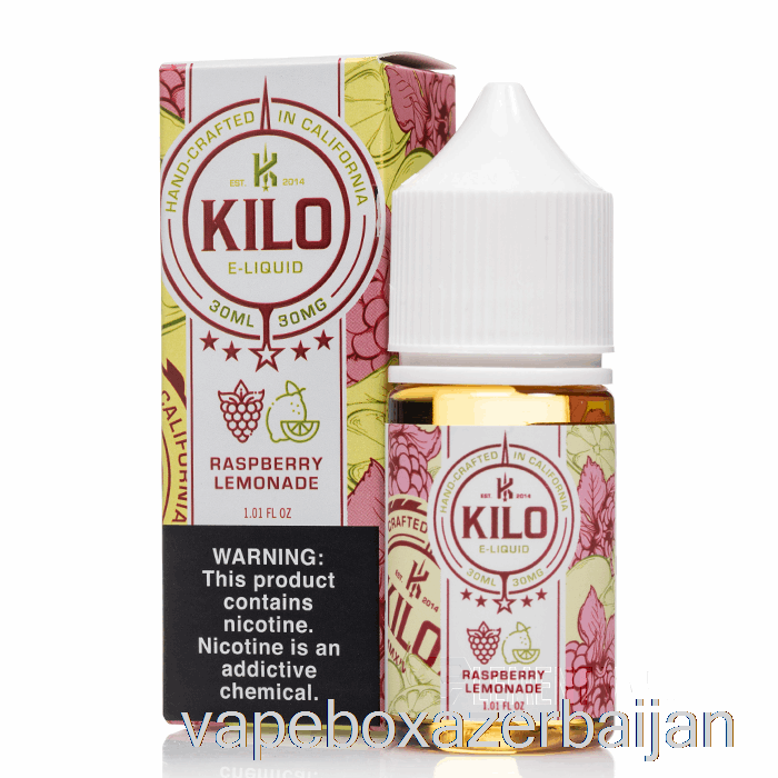 Vape Box Azerbaijan Raspberry Lemonade - Kilo Revival Salts - 30mL 30mg